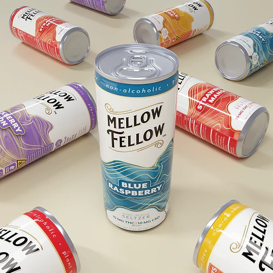 Mellow Fellow THC Drinks — Delta-9 Seltzers and Mixers